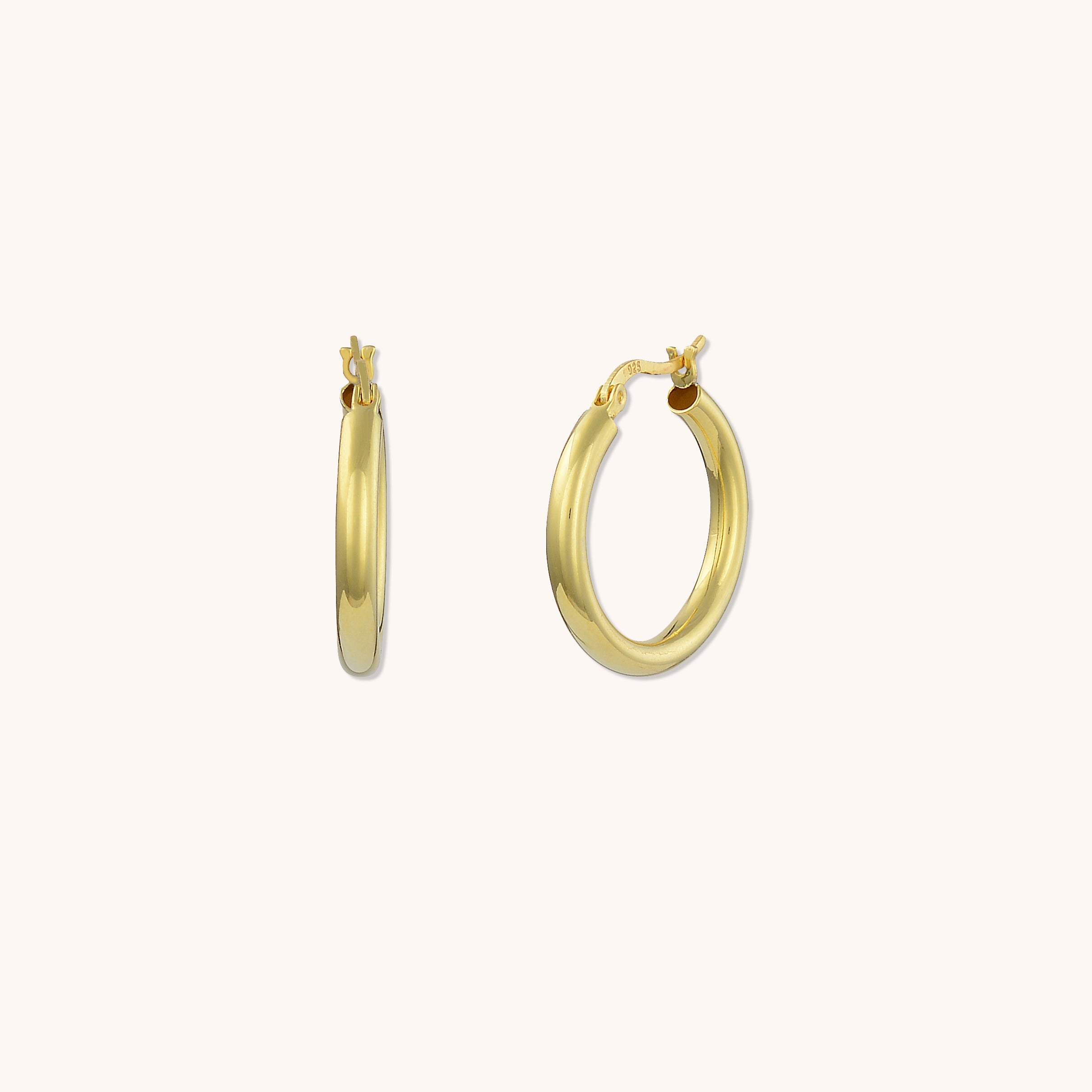 Classic Hoop Earrings Gold