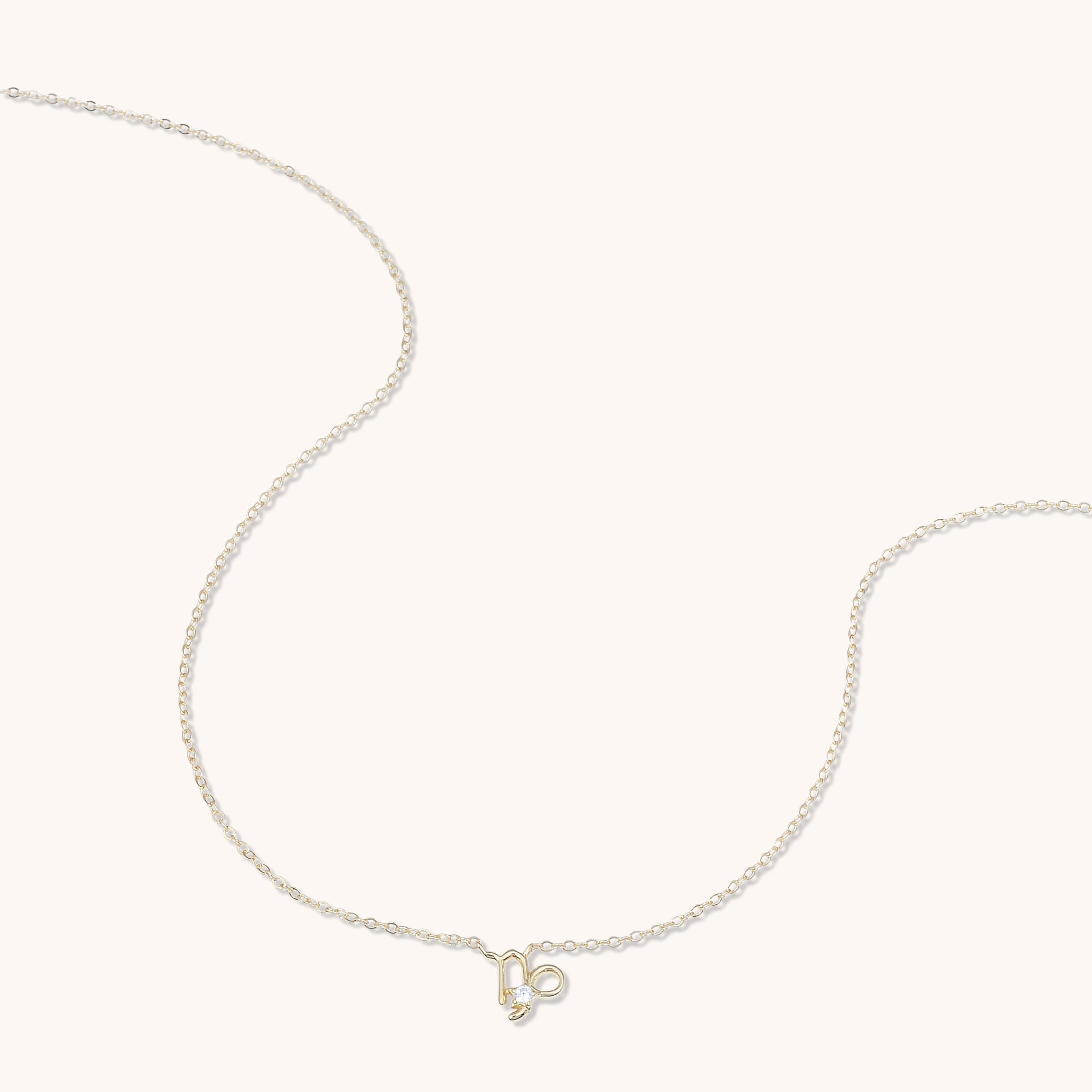 Capricorn Star Sign Necklace Rose Gold