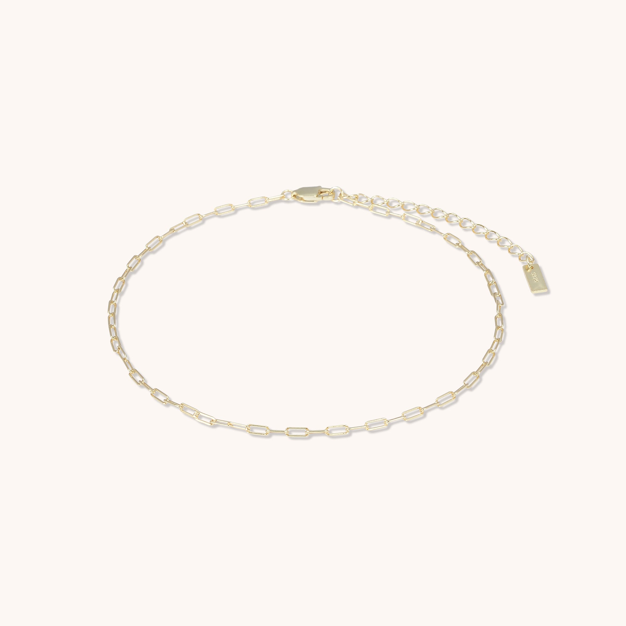 Link Anklet Gold