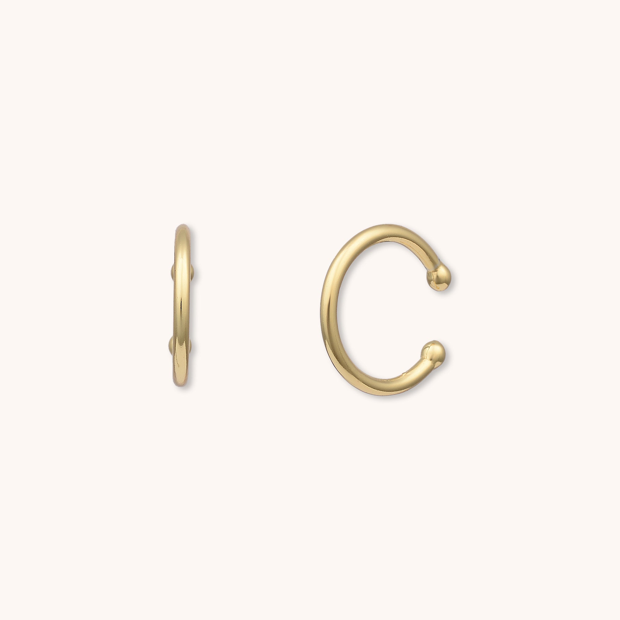 Classic Ear Cuff Earrings Gold